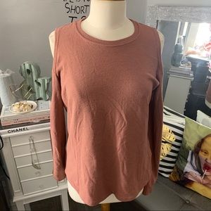 Another story// cold shoulder sweater size xl
